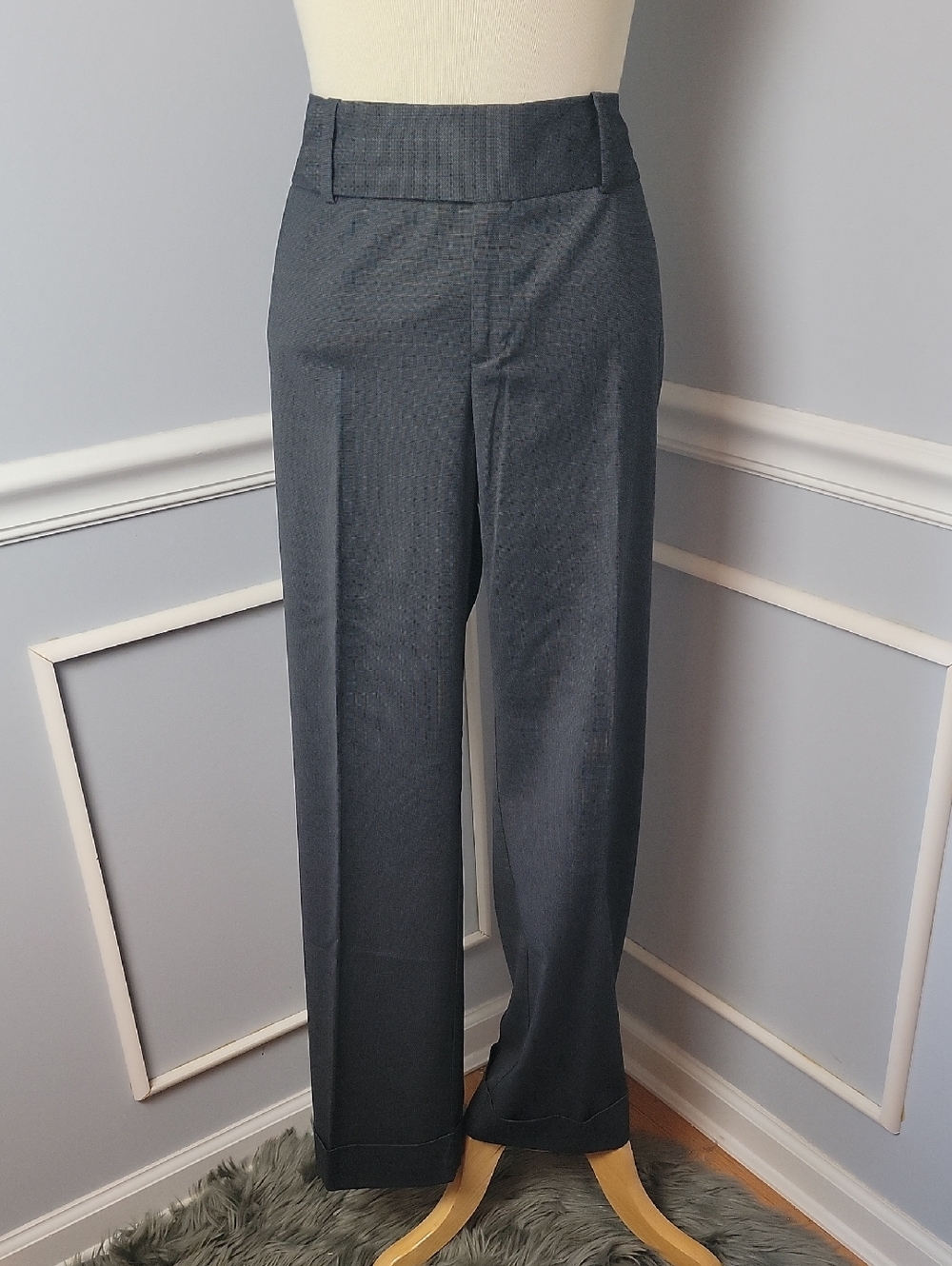 BANANA REPUBLIC Martin‎ Fit Women's Career Office Cuffed Dress Pants 10 SHORT